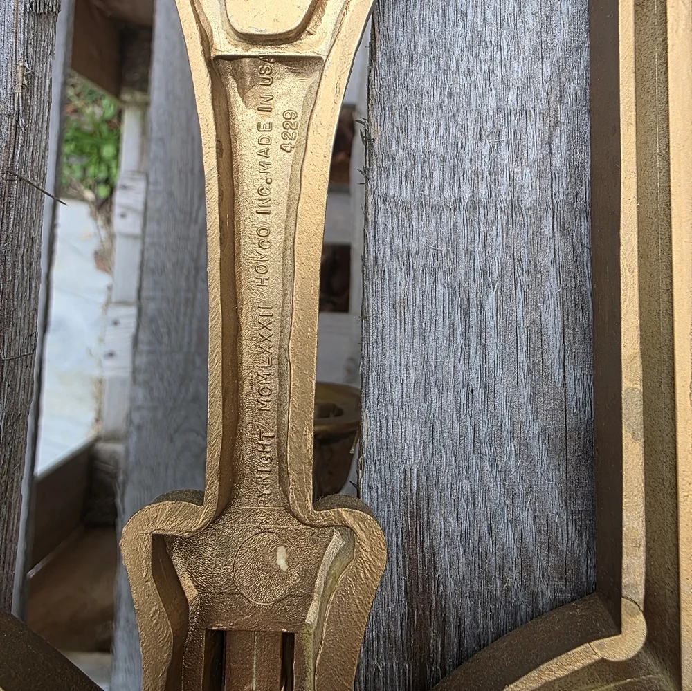 Gold Wall Sconce Candle Holders HOMCO